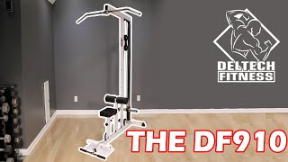 Meet the DF910 Lat Machine by Deltech Fitness [upl. by Carder]