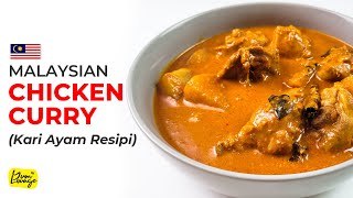 The BEST Malaysian Chicken Curry Kari Ayam Resipi  Recipe by Yum Lounge English [upl. by Innavoig495]