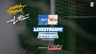 RELIVE 1 FC Union vs Hertha BSC  VIERTELFINALE Berliner Landespokal [upl. by Rowan]