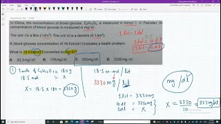 How to convert mmoll glucose into mgdl [upl. by Hourihan]