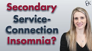 Can Veterans Still Get Secondary Service Connection for Insomnia [upl. by Alahcim321]