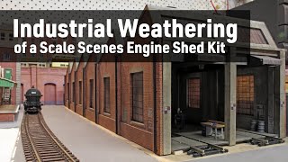 Weather a Scale Scenes Engine Shed Kit [upl. by Alegnatal815]