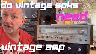 Are vintage speakers best with vintage amp [upl. by Adnilak]