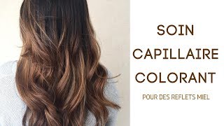 Soin capillaire colorant pour des reflets miel à lhuile de Monoï et Rhapontic [upl. by Bud]