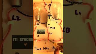 ITI ELECTRICIAN TRADE 1 year practical video Part 9woodworking art skill shorts SHORT youtube [upl. by Cotsen]