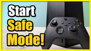 How to Start into Safe Mode Menu on Xbox Series XS Reset or Update [upl. by Aierb]