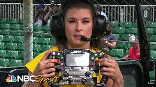 Danica Patrick explains complexities of IndyCar steering wheel  Indy 500  Motorsports on NBC [upl. by Irina]