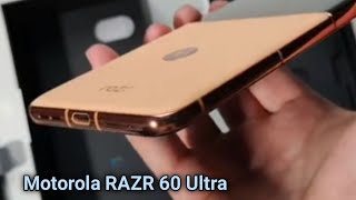 Motorola RAZR 60 Ultra 5G 2024  First Look Specification [upl. by Valerian]