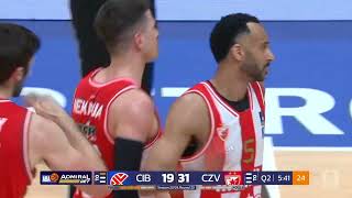 AdmiralBet ABA League 202324 highlights Round 23 Cibona  Crvena zvezda Meridianbet 1732024 [upl. by Arnold]