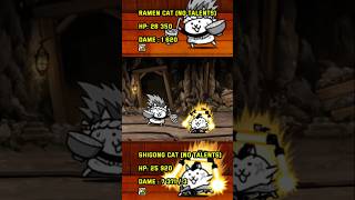 The Battle cat  Ramen Cat vs Shigong Cat lv50 thebattlecats shotrs [upl. by Schulman]