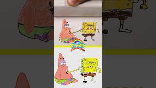 DoodleBob ATTACKS SpongeBob IRL  shorts [upl. by Eelhsa198]