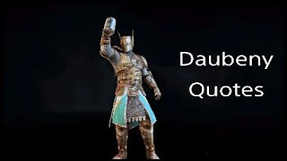 For Honor Daubeny Quotes [upl. by Ariella]