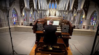 1875 E amp GG Hook and Hastings Organ  Cathedral of the Holy Cross  Boston Massachusetts [upl. by Ensoll]