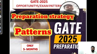 GATE 2025 STRATEGY II GATE PATTERN gate2025 [upl. by Anillek]