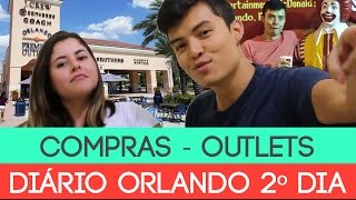 DIÃRIO DE ORLANDO 02  COMPRAS OUTLET PREMIUM  ROSS  TARGET  MCDONALDS  YAMATWO [upl. by Anidualc776]