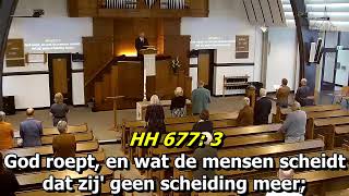 Kerkdienst vanuit de Ontmoetingskerk te NieuwLekkerland PKN uitgezonden op 16052021 [upl. by Shandie]