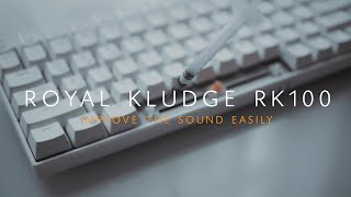 Improve the sound easily  Royal Kludge RK100 [upl. by Lune]