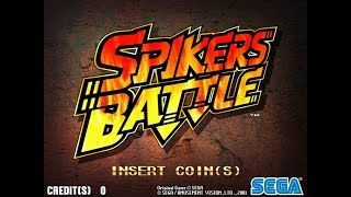 Spikers Battle Sega NAOMI 1080P 60FPS [upl. by Maillw255]