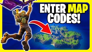 How To Enter ISLAND CODES In Fortnite  Enter MAP CODES In Fortnite PS4 PS5 Xbox PC Switch [upl. by Rinaldo]