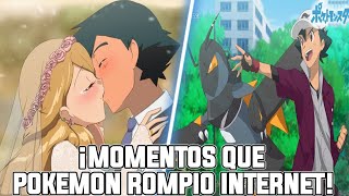 LOS TRES MOMENTOS QUE ASH Y POKEMON ROMPIERON TODO INTERNET [upl. by Carolan]