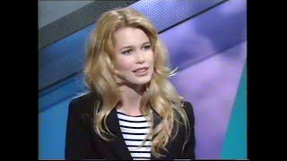 Claudia Schiffer Australia Interview [upl. by Ahseyt697]