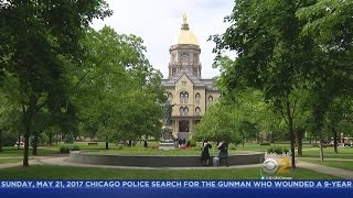 Notre Dame Graduates Protest Pences Commencement Speech [upl. by Aikemot673]