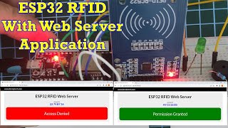 Creating an ESP32 RFID with a Web Server Application [upl. by Sueahccaz495]