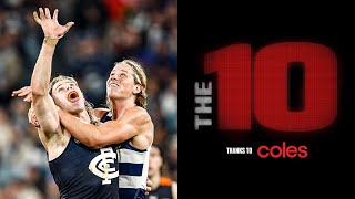 The 10 BEST MOMENTS from round 15  AFL [upl. by Ploss]