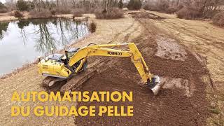 Earthworks  Guidage 3D Pelle Trimble [upl. by Menell]