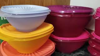 Classic Tupperware Servalier Bowls [upl. by Cati502]