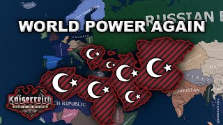 HOI4 Kaiserreich Ottoman Empire Becomes A Superpower Again Timelapse [upl. by Ketty]