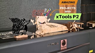 xTool P2 55W Desktop CO2 Laser Cutter  Amazing Projects Making that others Laser Machines Cant [upl. by Shannah]