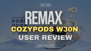 Remax CozyPods W30N ANC Earbuds Review remax earbuds W30n [upl. by Ssalguod]