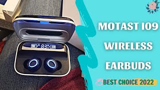 Motast I09 Wireless Earbuds Review amp Instructions Manual  Best Seller Bluetooth Headphones [upl. by Frederico]