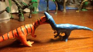 Carcharodontosaurus vs Torvosaurus  Dinosaur Claymation [upl. by Evod49]