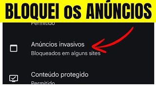 como Bloquear os anúncios que ficam aparecendo no celular motorola samsung xiaomi [upl. by Yrbua]