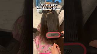 The TYMO ionic hair straightening brush hairstraightening tymo curlyhair [upl. by Graces567]