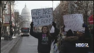 Menominee Tribes March to Madison Doesnt Get the Governors Attention [upl. by Dorcy67]