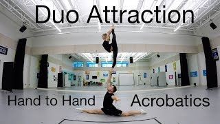 Flexible Acro Splits from Duo Attraction Acro Handtohand Flexibility Duoattraction [upl. by Flann]