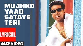 Mujhko Yaad Sataye Teri Lyrical Video Song Phir Hera Pheri Himesh ReshammiyaAkshay KumarRimi Sen [upl. by Dugald]