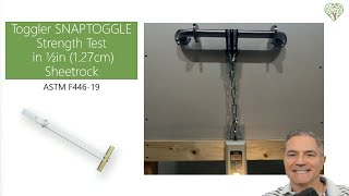 E15 Installation Review Toggler SnapToggle BB Toggle Bolt for Grab Bars on HalfInch Sheetrock [upl. by Stuckey]