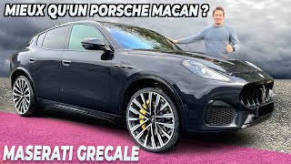 Essai Maserati Grecale  Estil MIEUX quun Porsche Macan [upl. by Frederiksen]