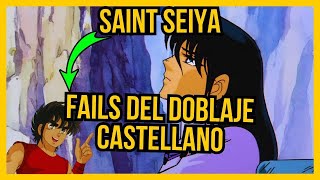 10 MOMENTOS GRACIOSOS o ERRORES del DOBLAJE CASTELLANO de SAINT SEIYA  CABALLEROS DEL ZODIACO [upl. by Ieluuk]