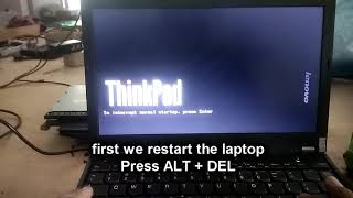 Cara Masuk Ke menu Bios Lenovo Thinkpad x230 [upl. by Evad]