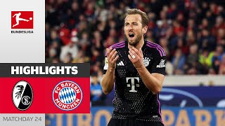 Late Equalizer  SC Freiburg  FC Bayern München  Highlights  MD24 – Bundesliga 2324 [upl. by Gnap]