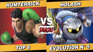 Hunterrick Little Mac vs Holash Meta Knight  Torneo Smacho New Evolution  5  131024 [upl. by Amend]