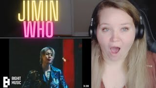 FIRST Reaction to JIMIN  WHO 🤯💜 BTS [upl. by Anaerdna]