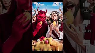 Jesus and satan jesus deus shorts statuscatholic god yeshu lord love dios viralvideo fe [upl. by Toddie]