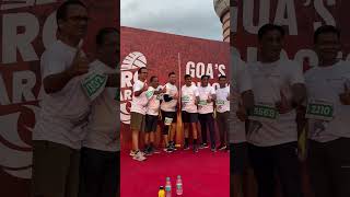 RG Marathon Championship 50 2024 goa youtubeshorts fitness marathon trending milindsoman [upl. by Leakim]