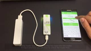 uFR quotSimplequot Android app for MIFARE® classic cards  µFR Online Wireless NFC Reader demonstration [upl. by Zuzana]